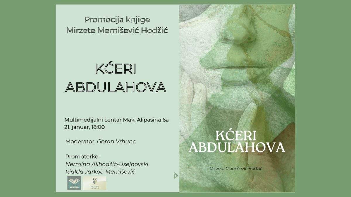 Promocija knjige “Kćeri Abdulahova” Mirzete Memišević Hodžić